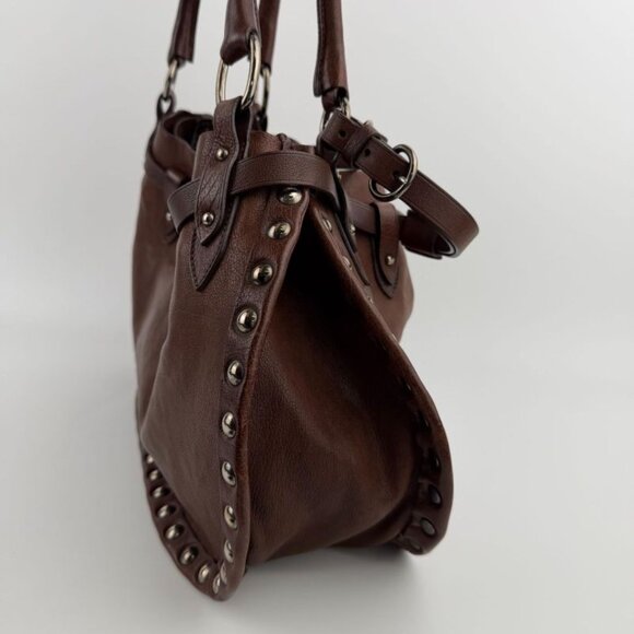Miu Miu Tote Brown Leather Vintage - Picture 5 of 16